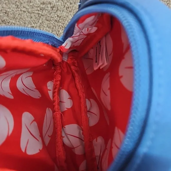 Disney Parks Loungefly Stitch Wristlet Bag Belt Loop - Picture 7 of 8